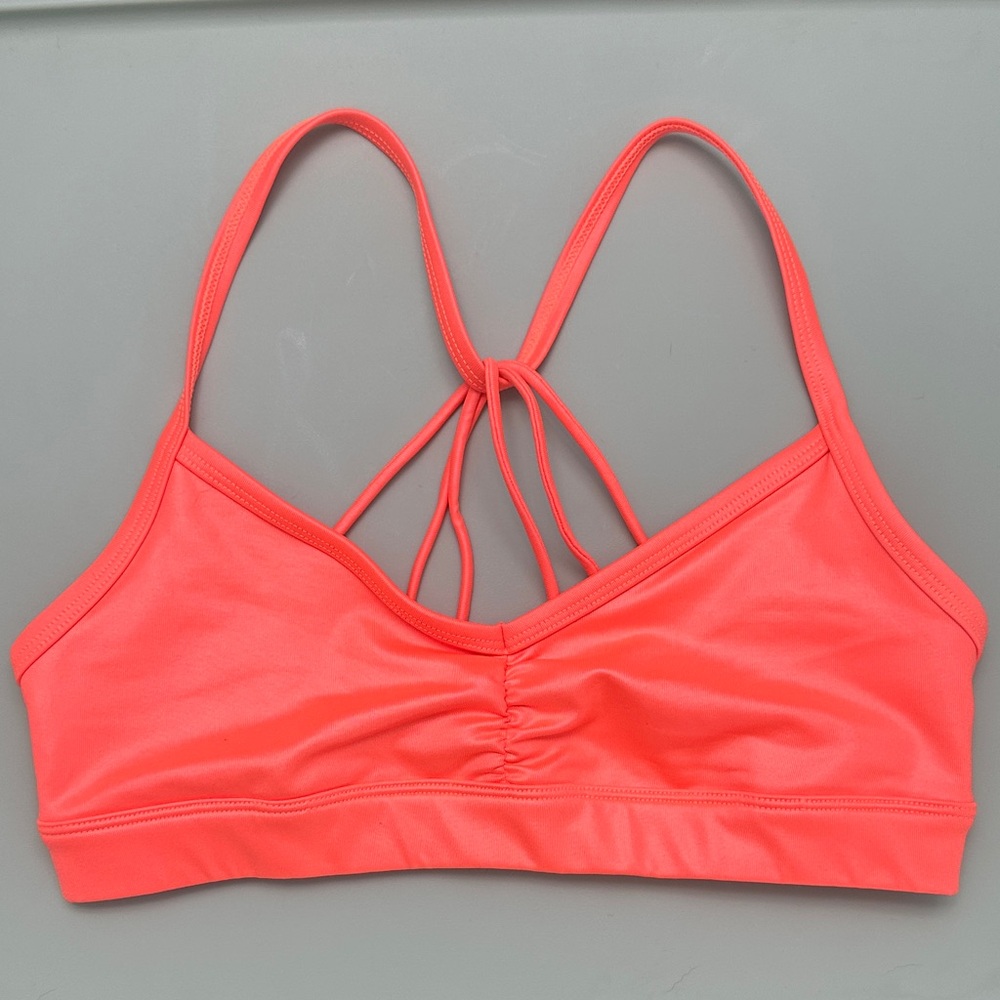 ALO Yoga Vibrant Coral Sports Bra